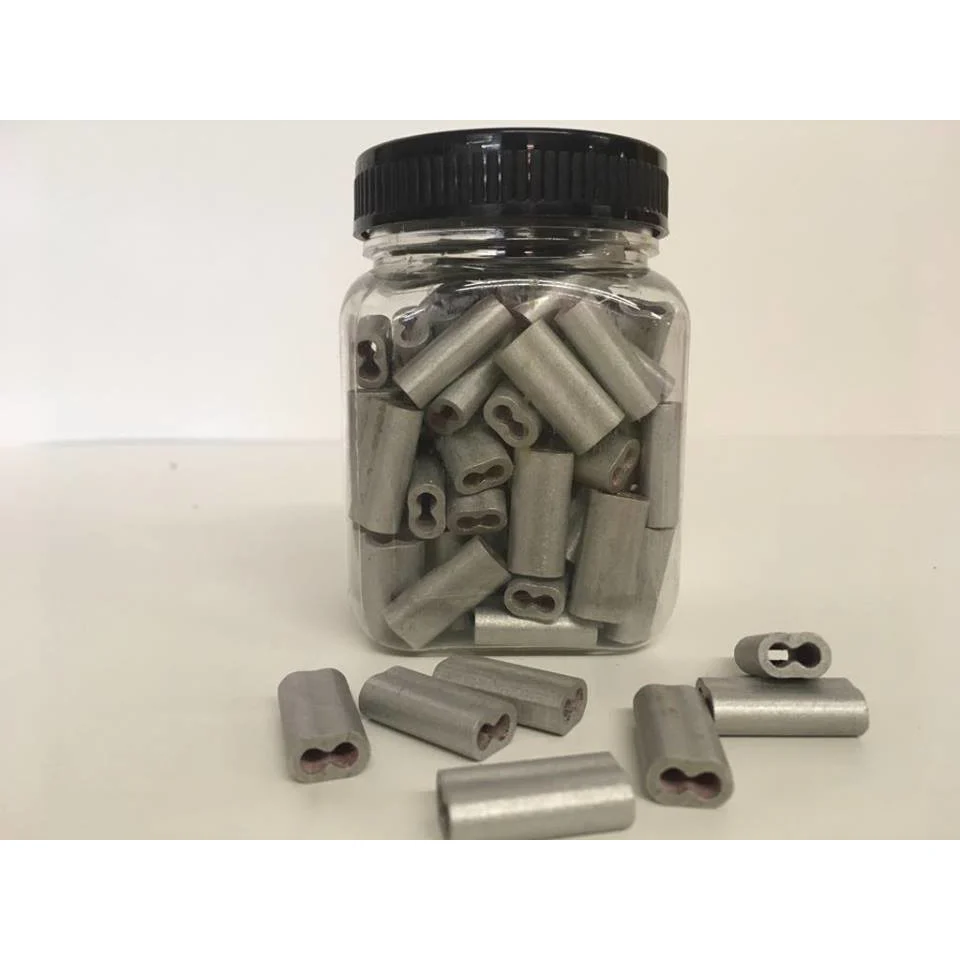 Crimp Sleeves Long Aluminum C2LA (12.5ga. Smooth) 100 pk